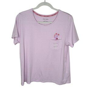 Rae Dunn Lavender "Stay Kind" Graphic Tee, L